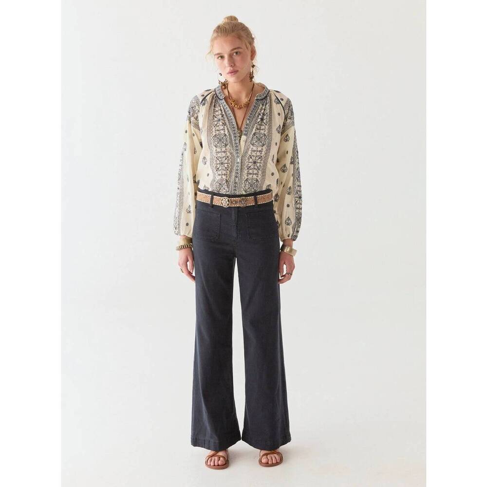 NEW MAISON HOTEL stephanie blouse in off white - Picture 5 of 6